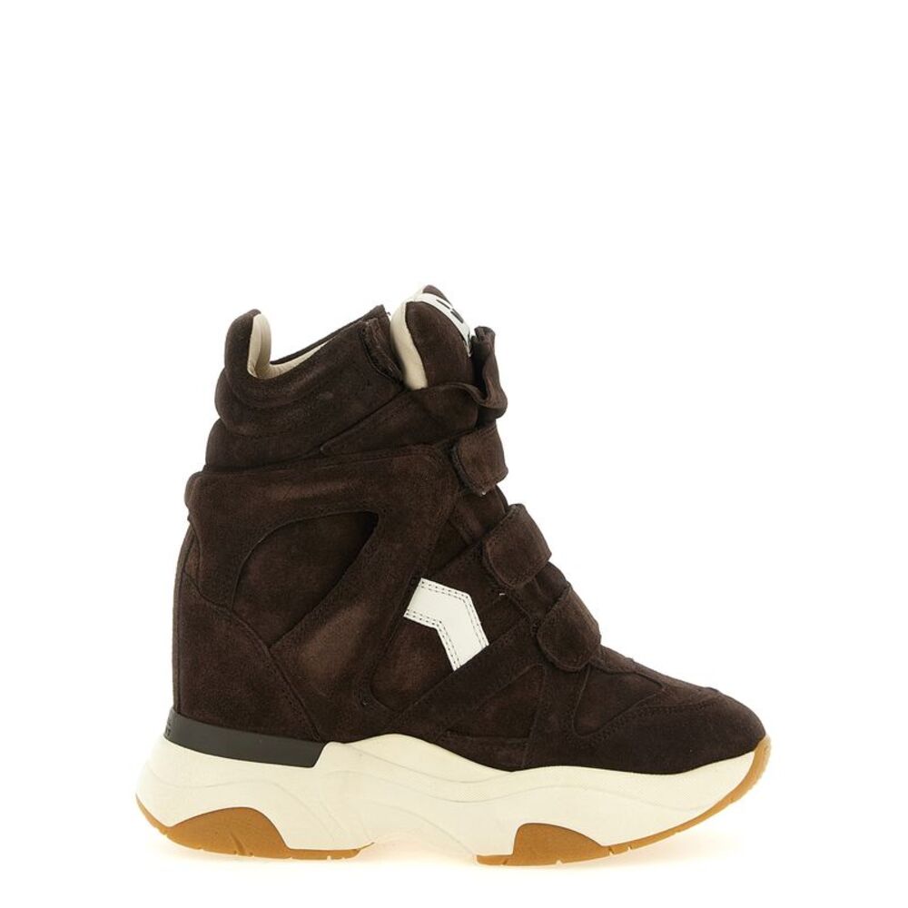 Isabel Marant Brown Calfskin Athletic Women's Sneakers
